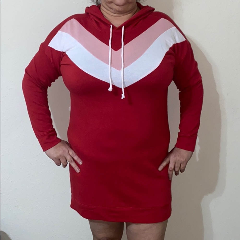 Like New Flirtitude active hoodie sweater dress M